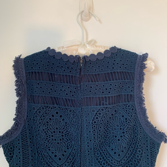 ModCloth Geode Esteemed Elegance Lace Blue Dress - Picture 7 of 11